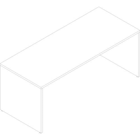 Groupe Lacasse Desk Shell, CA, 72inWx30inDx29inH, Cherry LASCANNTDM3072C